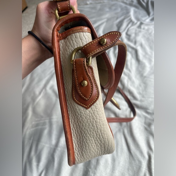 Vintage DOONEY & BOURKE Leather Handle Satchel Shoulder Bag Crossbody - Picture 14 of 15